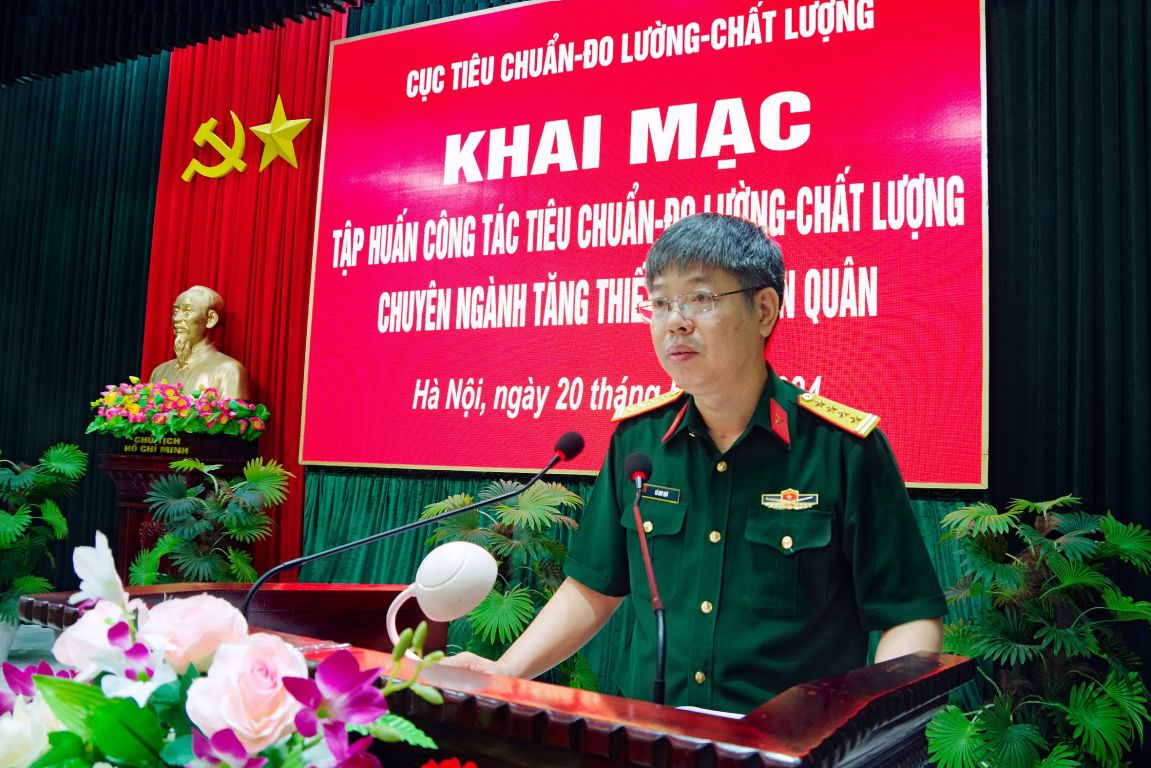 Hội nghị tập huấn công tác Tiêu chuẩn - Đo lường - Chất lượng chuyên ngành Tăng thiết giáp toàn quân năm 2024