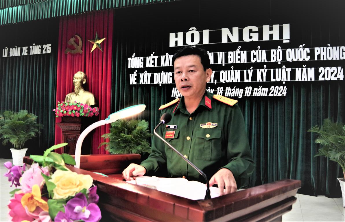 Xây dựng chính quy, quản lý kỷ luật tốt, góp phần xây dựng Lữ đoàn tinh, gọn, mạnh