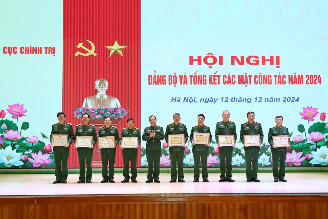 Cục Chính trị tổ chức Hội nghị Đảng bộ  và tổng kết các mặt công tác năm 2024