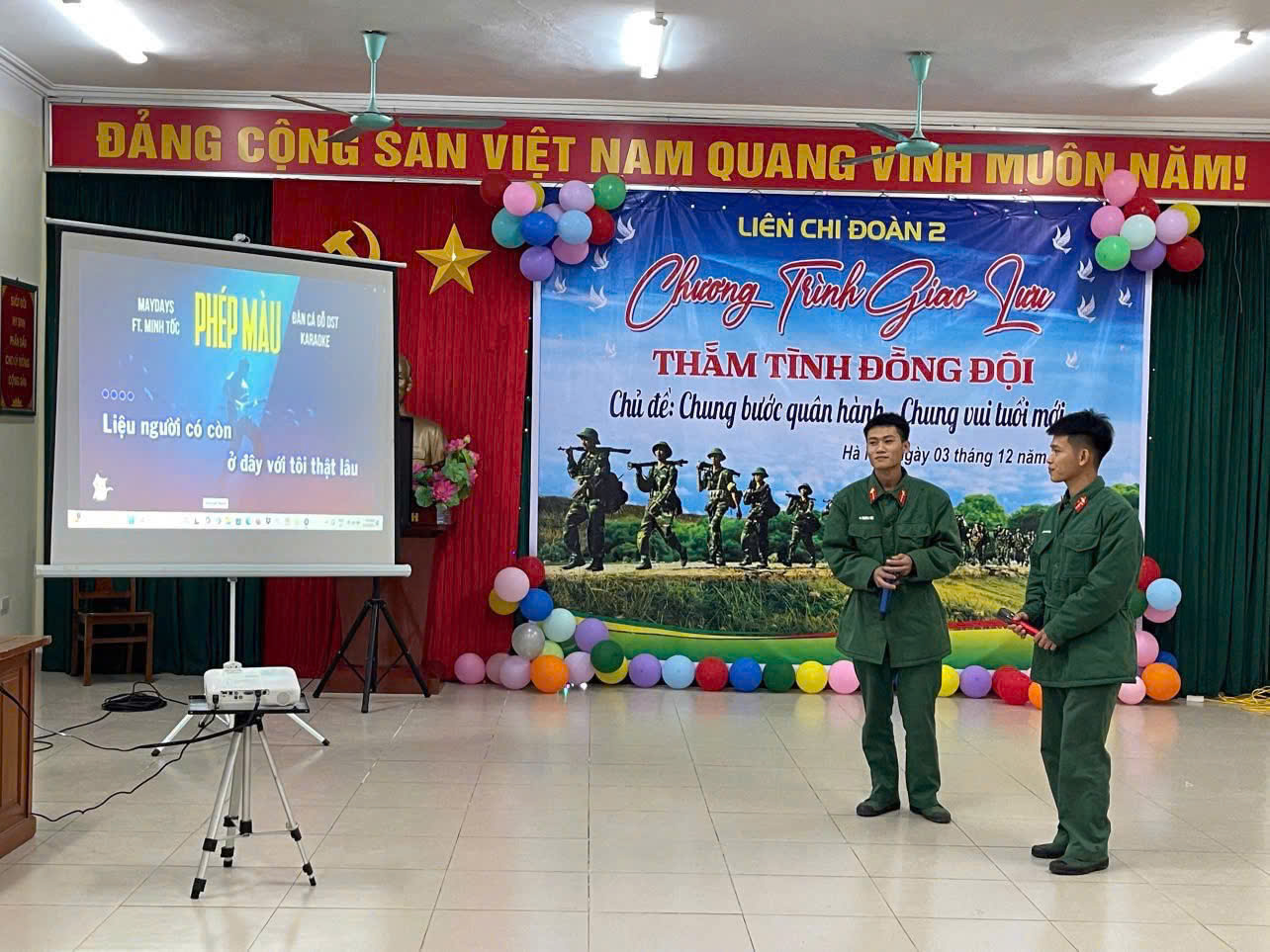 Đoàn cơ sở Lữ đoàn 201 tổ chức chương trình giao lưu “Thắm tình đồng đội” với chủ đề “Chung bước quân hành – Chung vui tuổi mới”