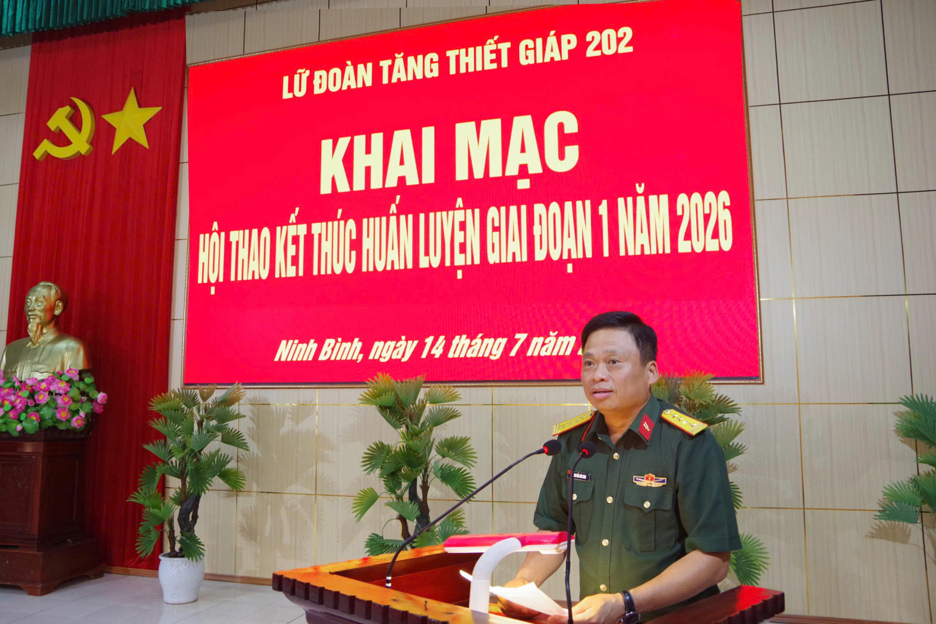 Lữ đoàn Tăng thiết giáp 202 Khai mạc Hội thao kết thúc huấn luyện giai đoạn 1 năm 2026