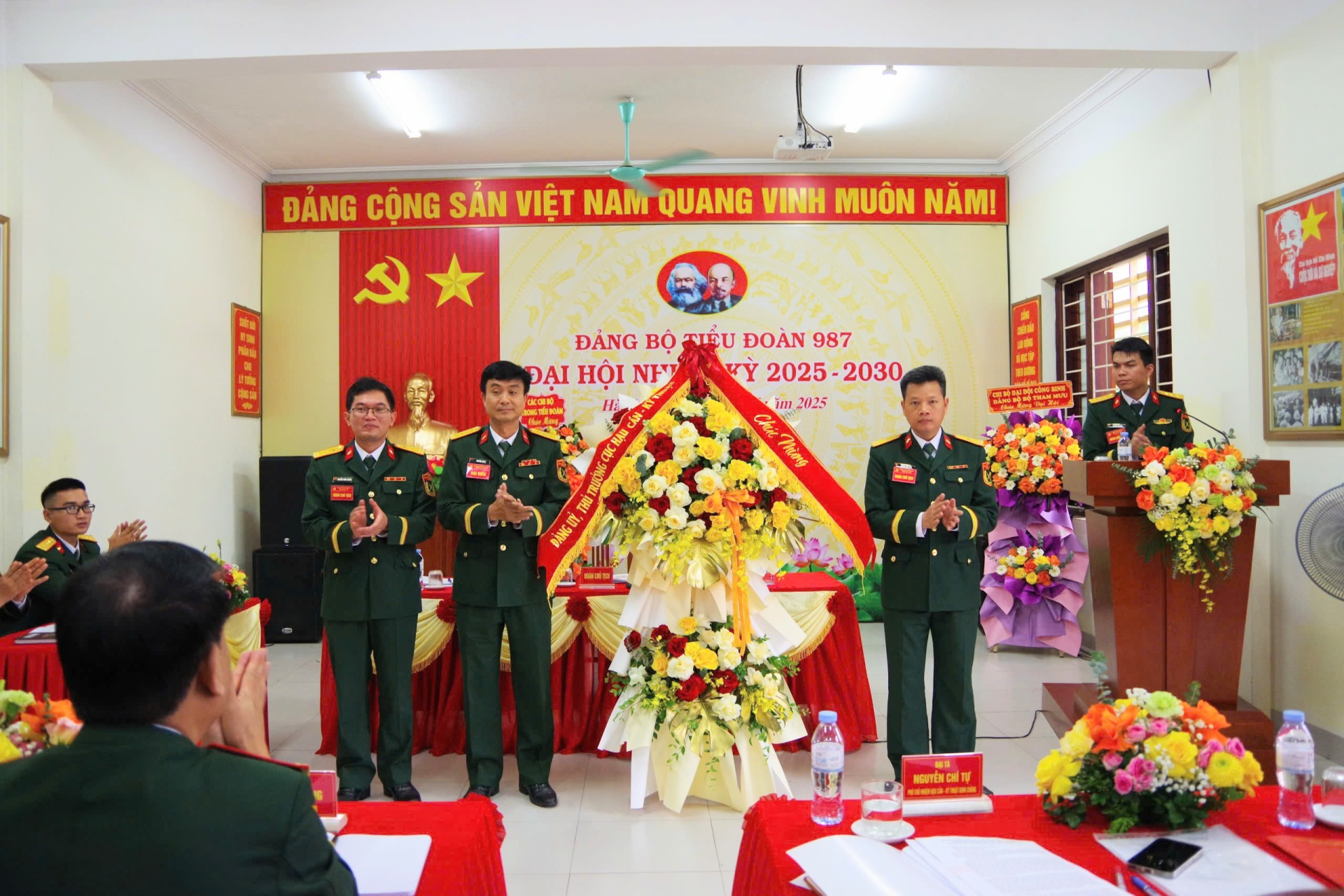 Đảng bộ Tiểu đoàn 987 tổ chức Đại hội nhiệm kỳ 2025-2030