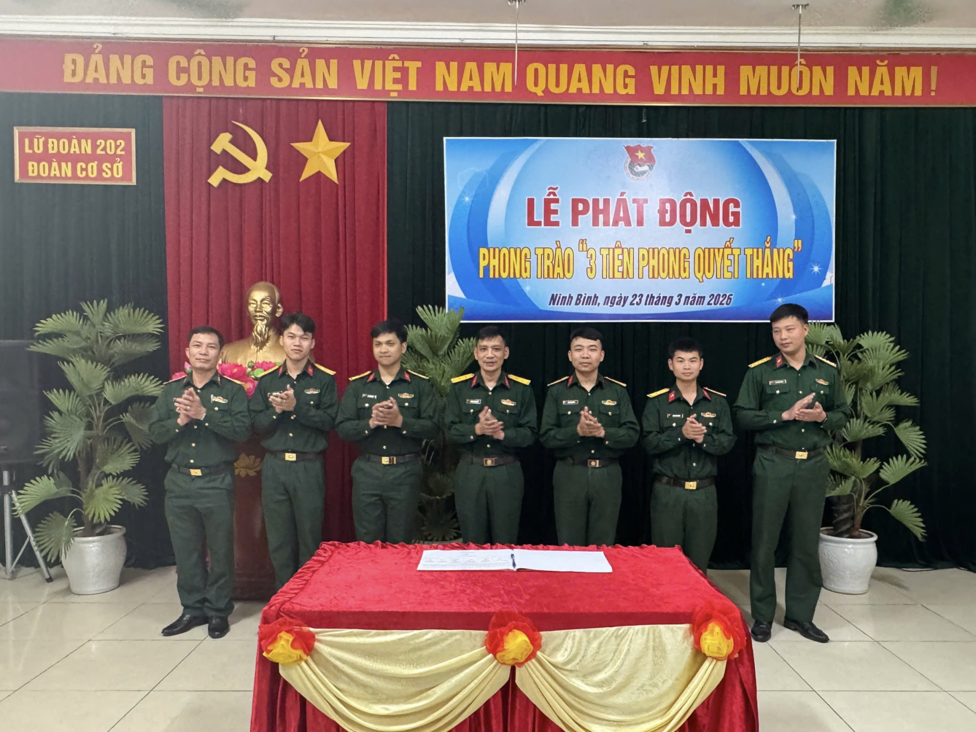Đoàn Cơ sở - Lữ đoàn TTG 202 phát động phong trào "3 tiên phong quyết thắng" giai đoạn 2025 - 2030