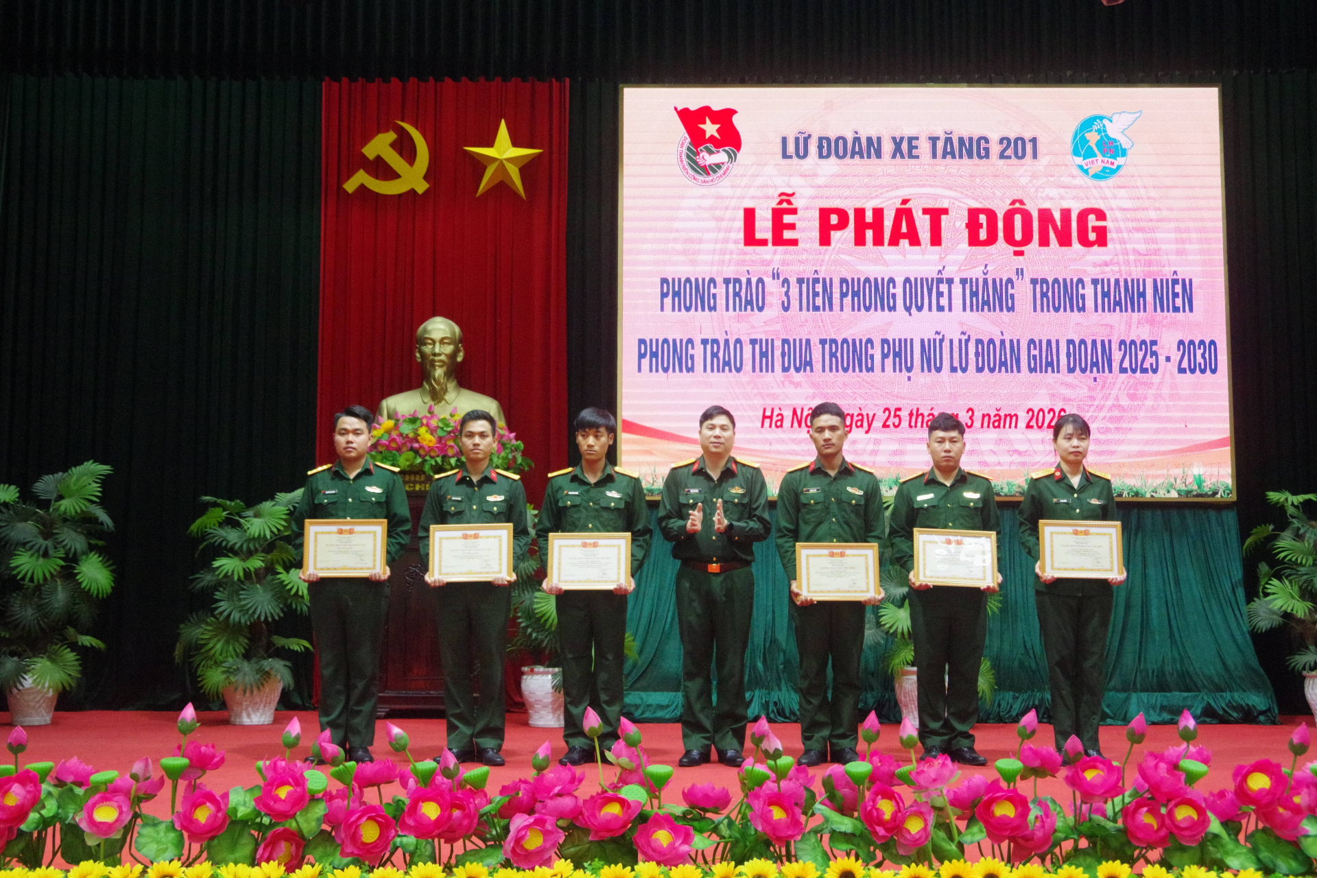 Các tổ chức quần chúng Lữ đoàn 201: Tự hào vững bước dưới cờ đảng quang vinh