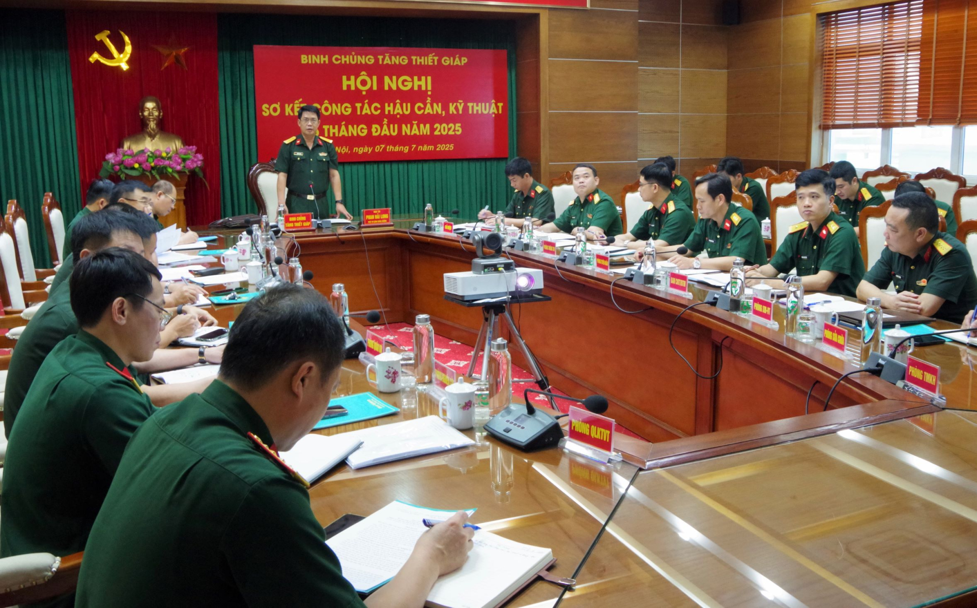 Hội nghị Sơ kết công tác Hậu cần - Kỹ thuật 6 tháng đầu năm 2025