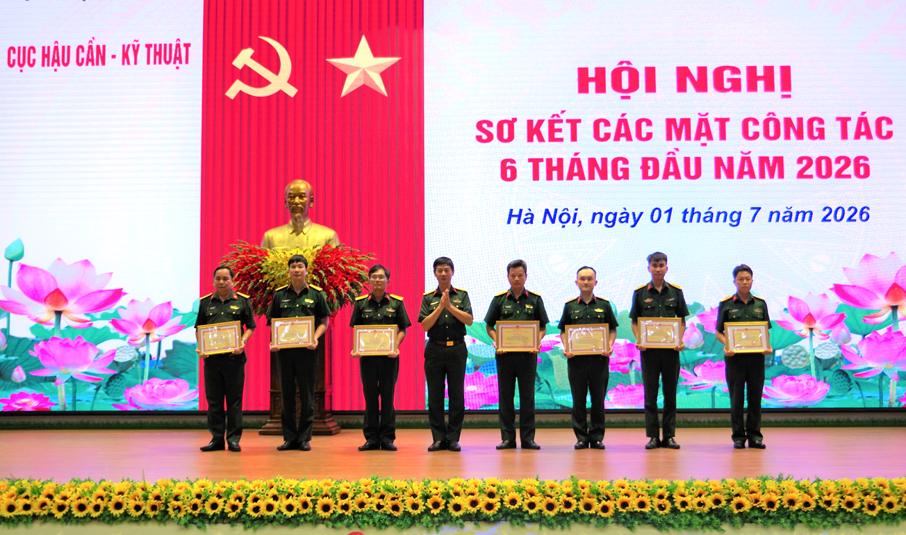 Cục Hậu cần - Kỹ thuật tổ chức Hội nghị sơ kết các mặt công tác 6 tháng đầu năm 2026