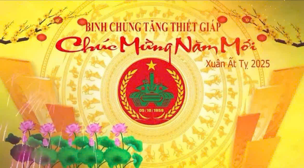 Thủ trưởng Binh chủng Tăng thiết giáp chúc mừng năm mới Ất Tỵ 2025