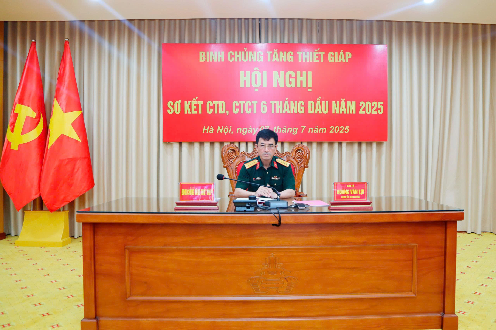 Hội nghị Sơ kết Công tác Đảng, Công tác Chính trị 6 tháng đầu năm 2025