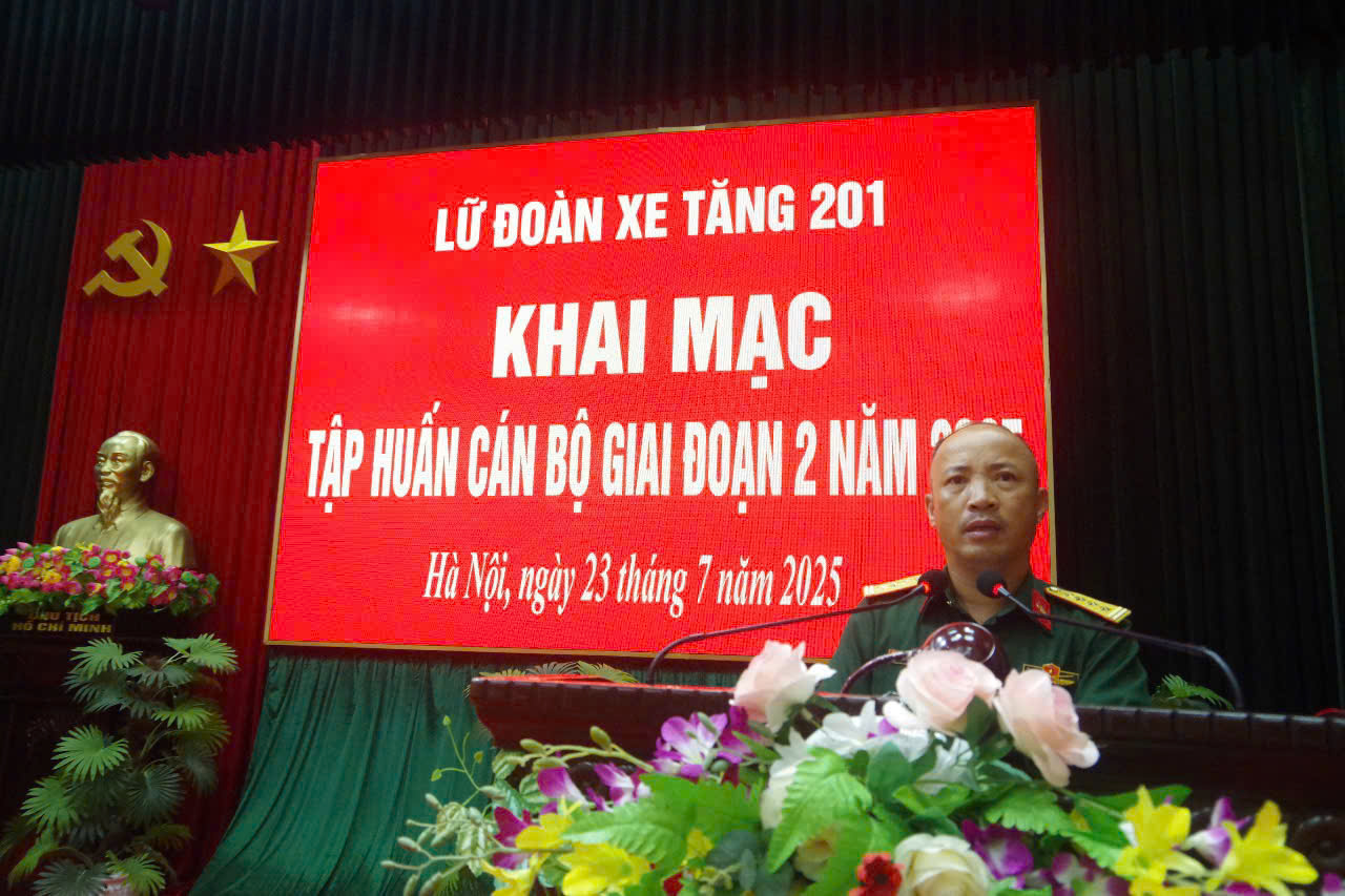 LỮ ĐOÀN 201 HOÀN THÀNH KẾ HOẠCH TẬP HUẤN CÁN BỘ GIAI ĐOẠN 2 NĂM 2025