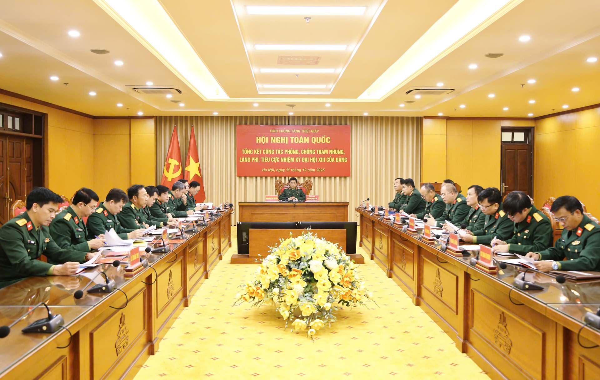 Tham dự Hội nghị toàn quốc tổng kết công tác phòng, chống tham nhũng, lãng phí, tiêu cực nhiệm kỳ Đại hội XIII của Đảng