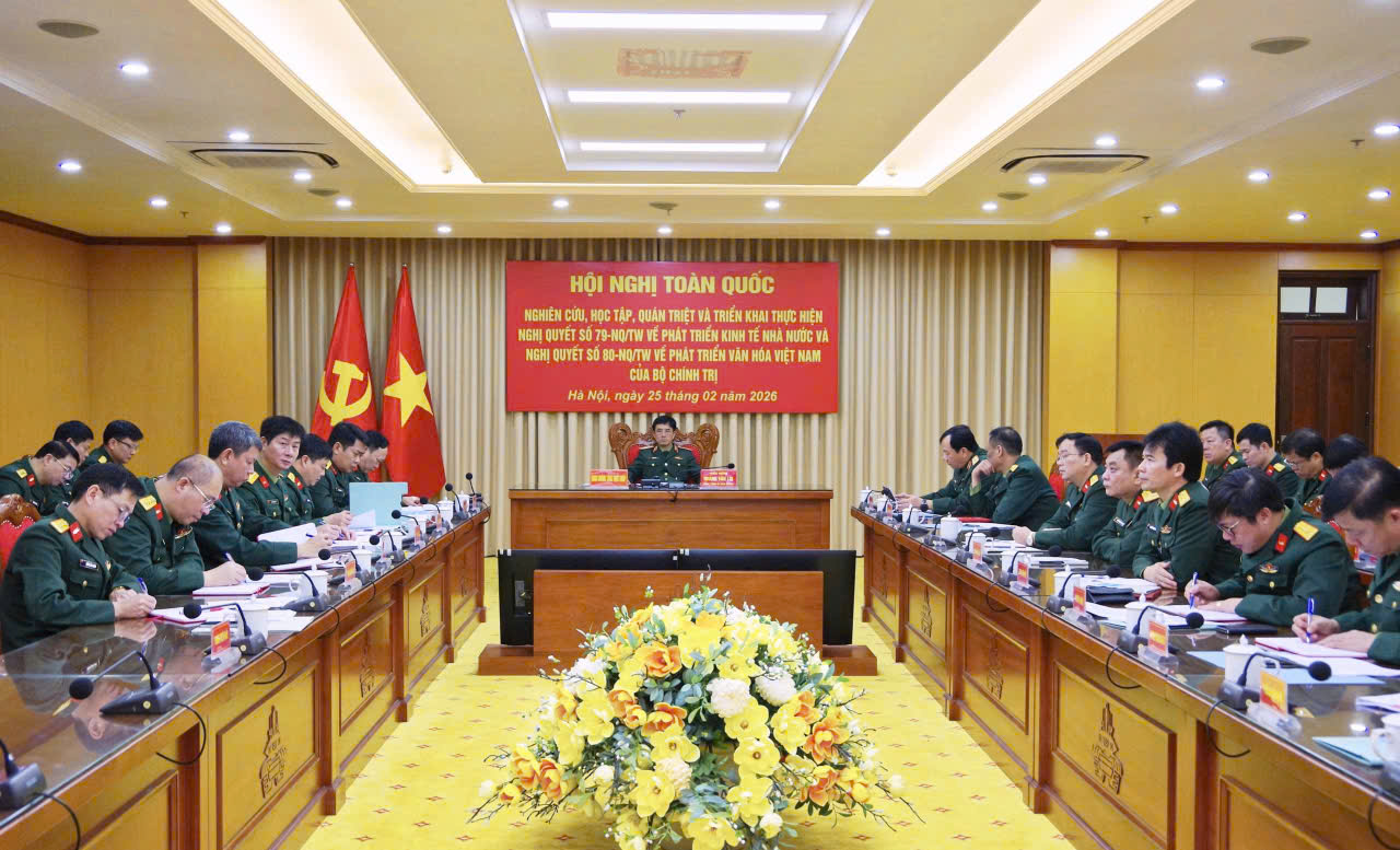 Tham gia Hội nghị toàn quốc nghiên cứu, học tập, quán triệt và triển khai thực hiện Nghị quyết số 79-NQ/TW về phát triển kinh tế Nhà nước, Nghị quyết số 80-NQ/TW về phát triển văn hóa Việt Nam của Bộ Chính trị