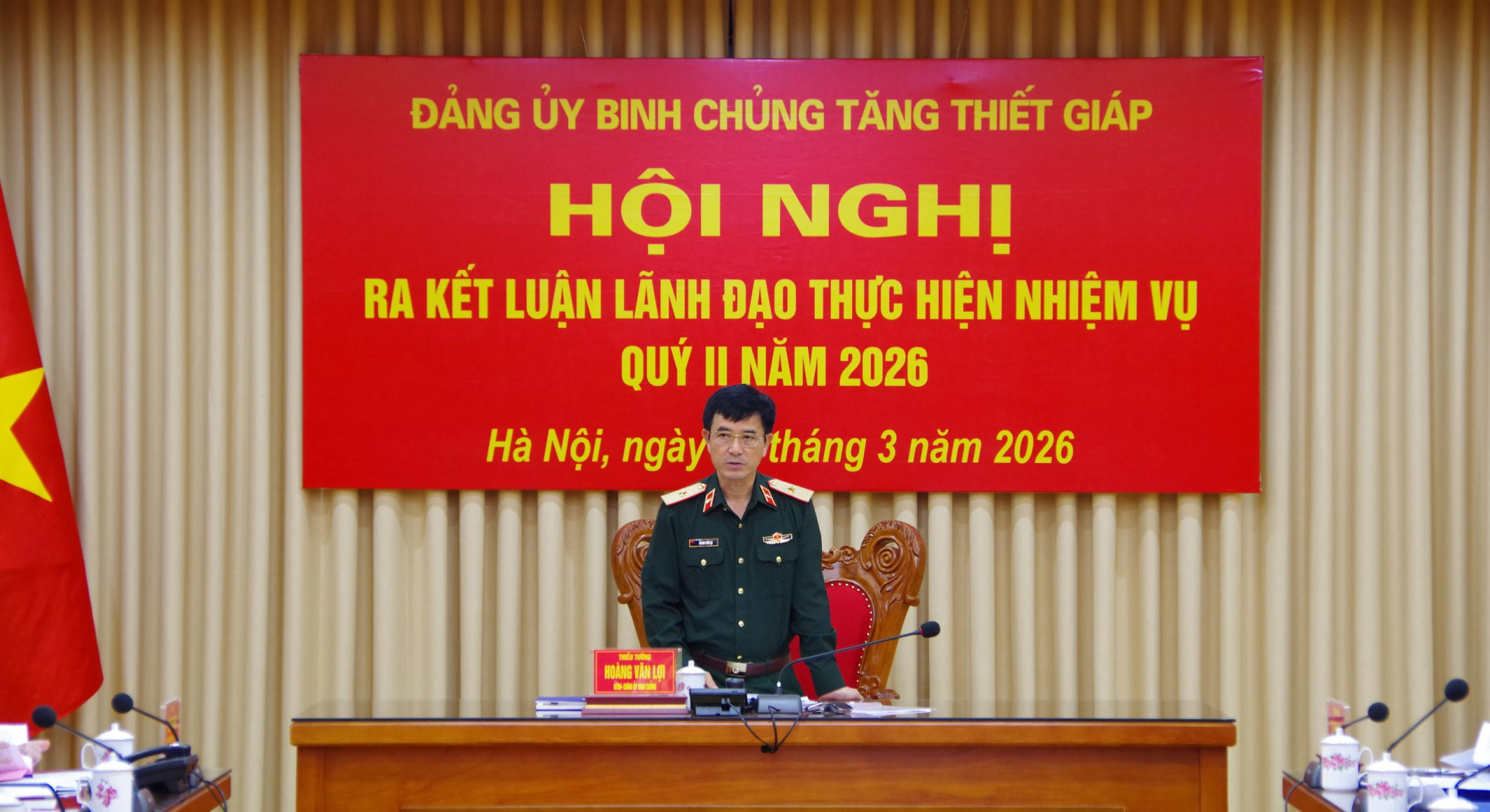 Hội nghị Đảng ủy ra Kết luận lãnh đạo thực hiện nhiệm vụ  Quý II năm 2026
