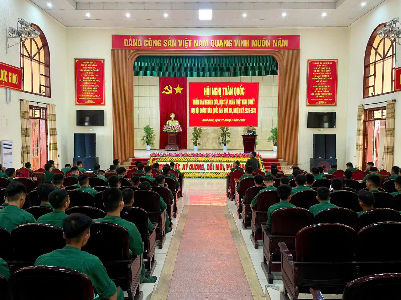 Binh chủng Tăng thiết giáp tổ chức tham gia  học tập, quán triệt Nghị quyết  Đại hội Đoàn toàn quốc lần thứ XIII